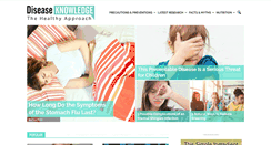 Desktop Screenshot of diseaseknowledge.com